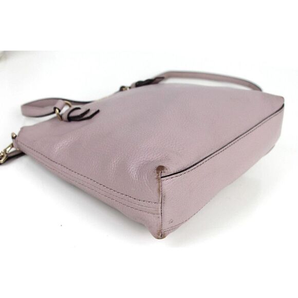 KATE SPADE NY PINKY GRAY GENUINE LEATHER SHOULDER BAG CROSSBODY HANDBAG PURSE - Picture 8 of 16